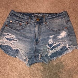 American Eagle Hi-Rise Festival Shorts